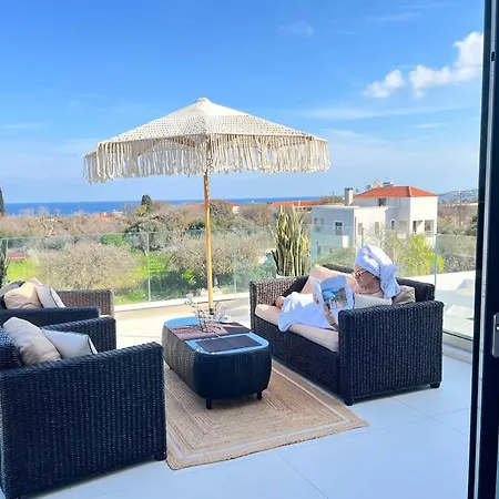 Gatsby Rhodes-Brand New Seaview Villa Asgourou Exterior photo