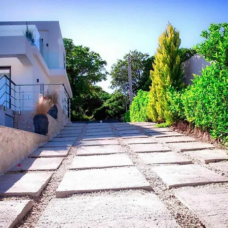 Gatsby Rhodes-Brand New Seaview Villa Asgourou Exterior photo