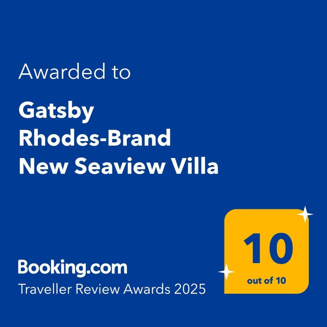 Villa Gatsby Rhodes-brand New Seaview *